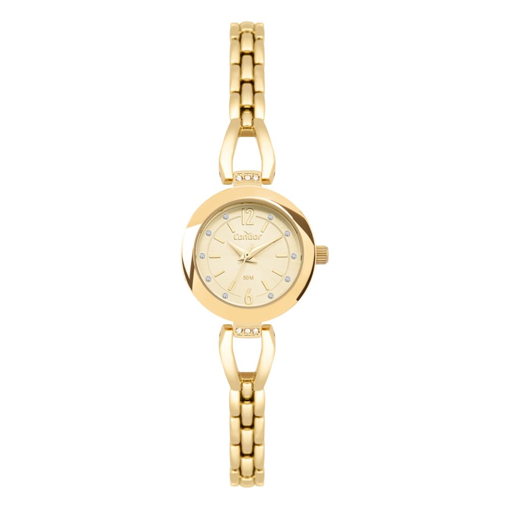 Relógio Condor Feminino Bracelete Dourado - CO2035NYS/5X