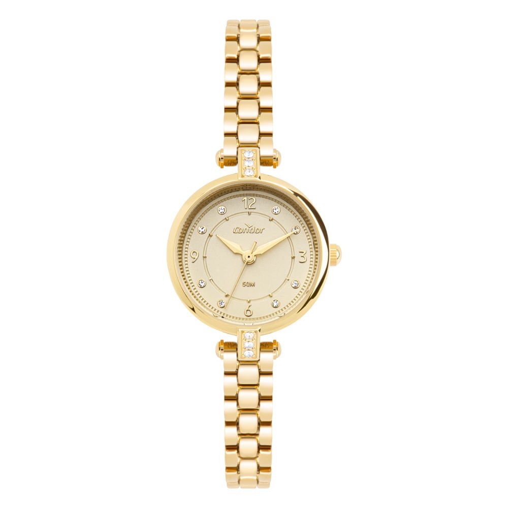 Relógio Condor Feminino Mini Joia Dourado - CO2035NVS/5X