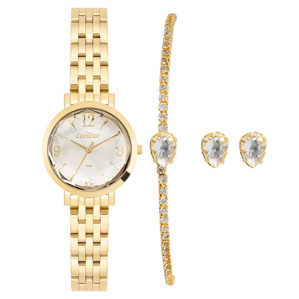 Kit Condor Feminino Elegante Dourado - CO2035OAT/K4X