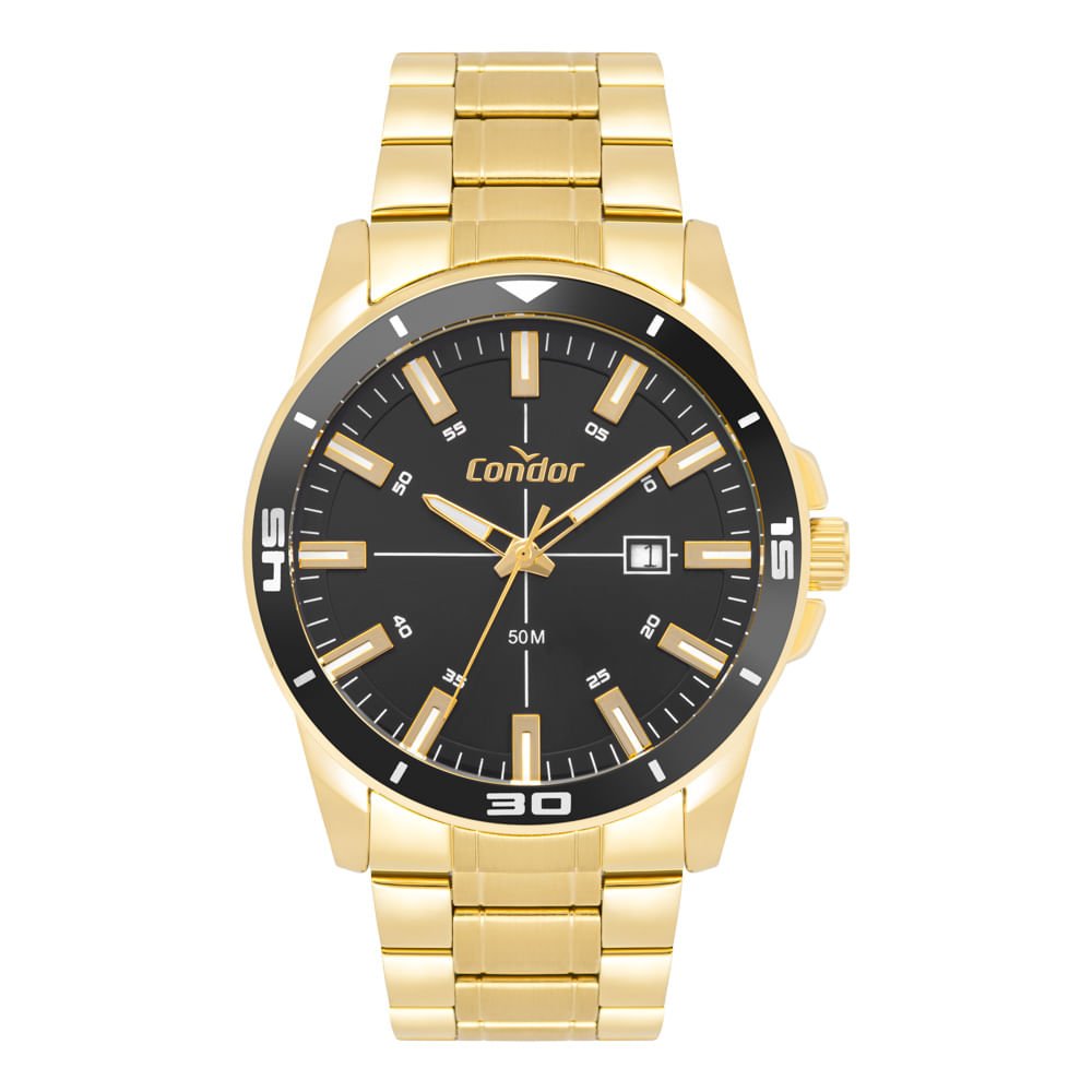 Relógio Condor Masculino Speed Dourado - CO2117BY/4D