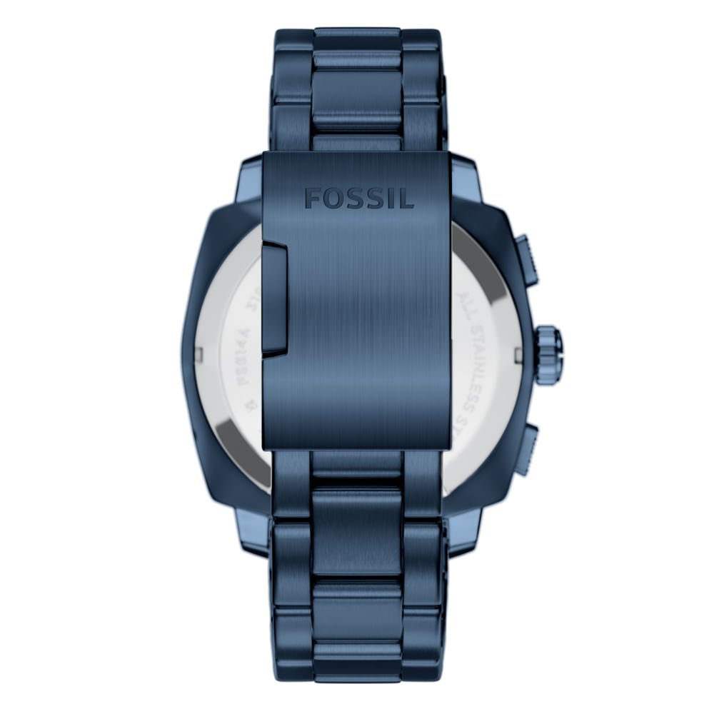 Relógio Fossil Masculino Machine Azul - FS6167/1AN Azul 7