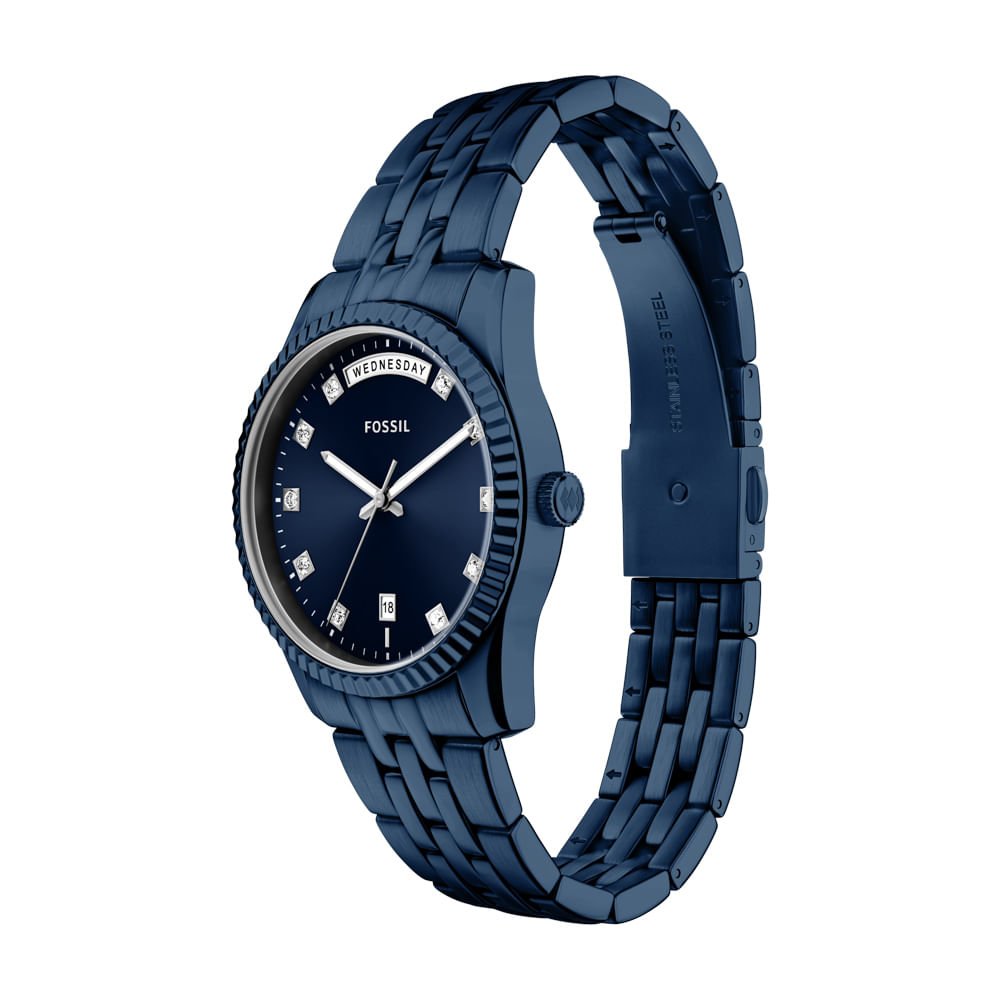 Relógio Fossil Feminino Scarlette Azul - ES5476/1AN Azul 3