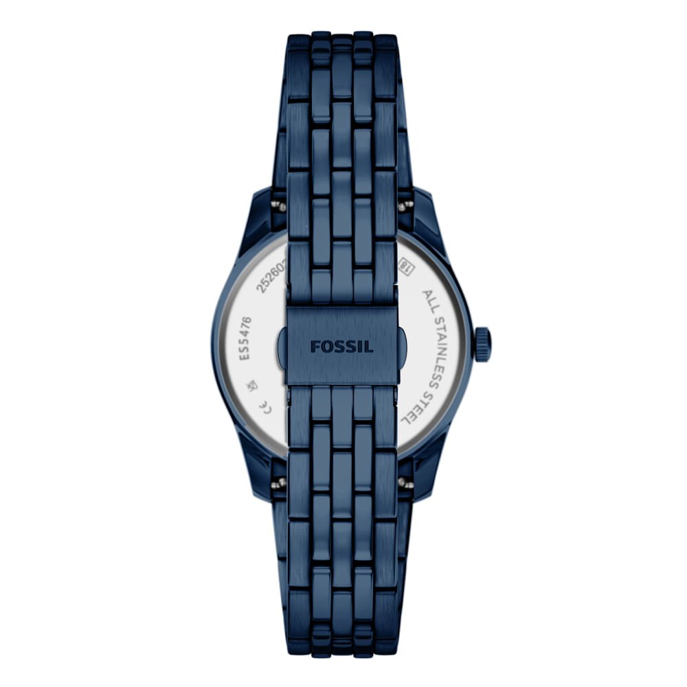 Relógio Fossil Feminino Scarlette Azul - ES5476/1AN Azul 6