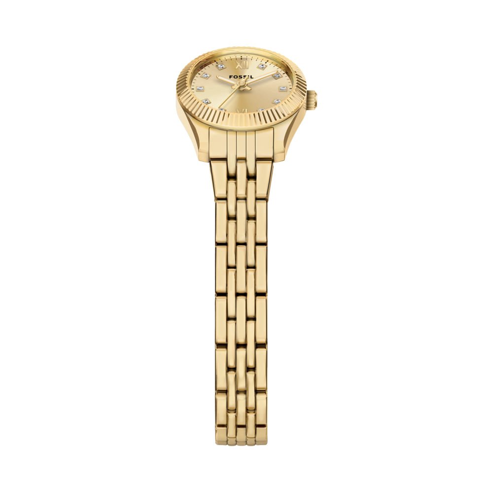 Relógio Fossil Feminino Scarlette Dourado - ES5474/1DN Dourado 2