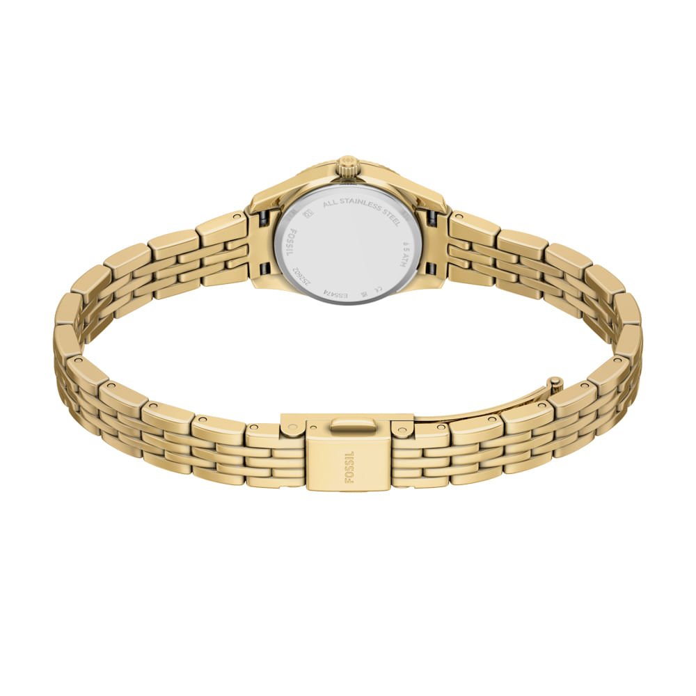 Relógio Fossil Feminino Scarlette Dourado - ES5474/1DN Dourado 5