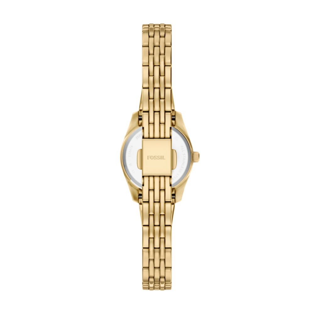 Relógio Fossil Feminino Scarlette Dourado - ES5474/1DN Dourado 6