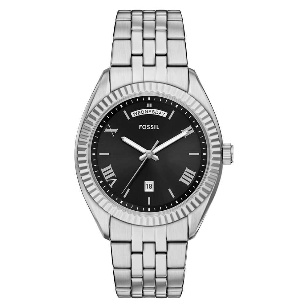 Relógio Fossil Masculino Campbell Prata - FS6139/1PN