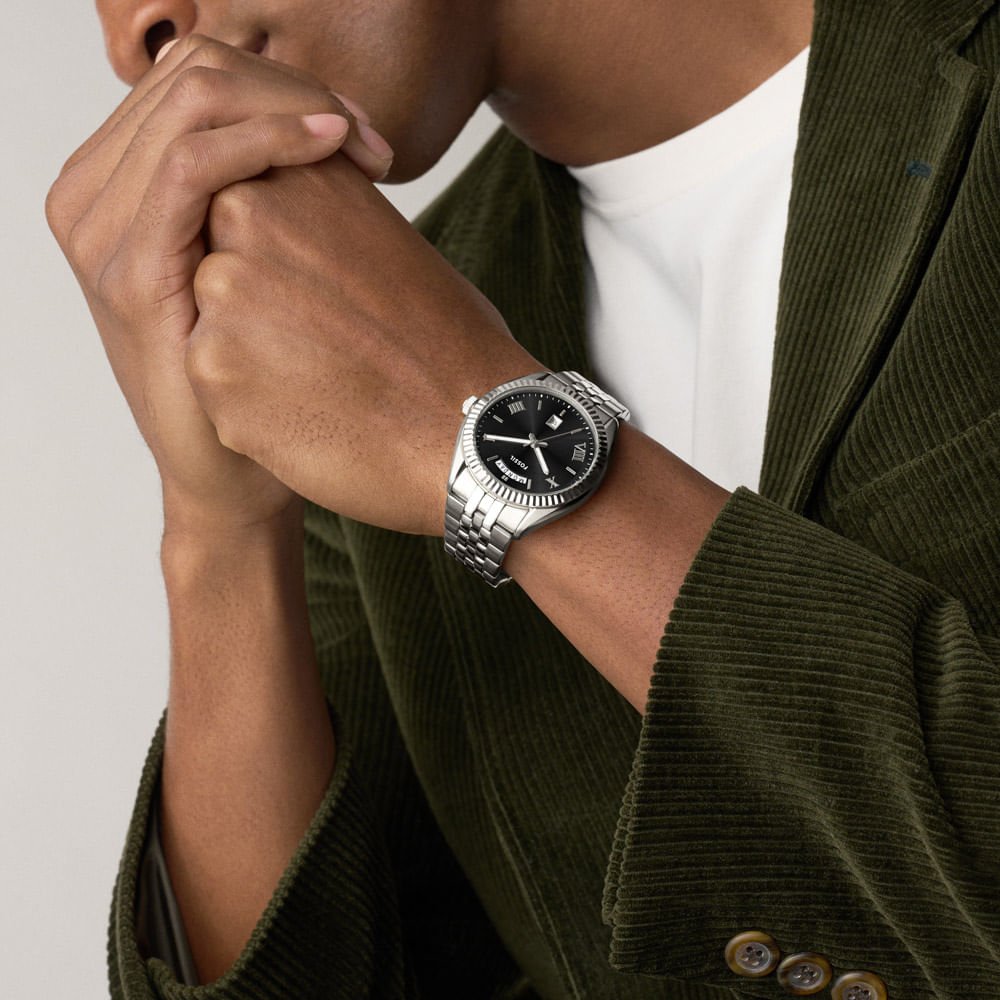 Relógio Fossil Masculino Campbell Prata - FS6139/1PN Prata 2