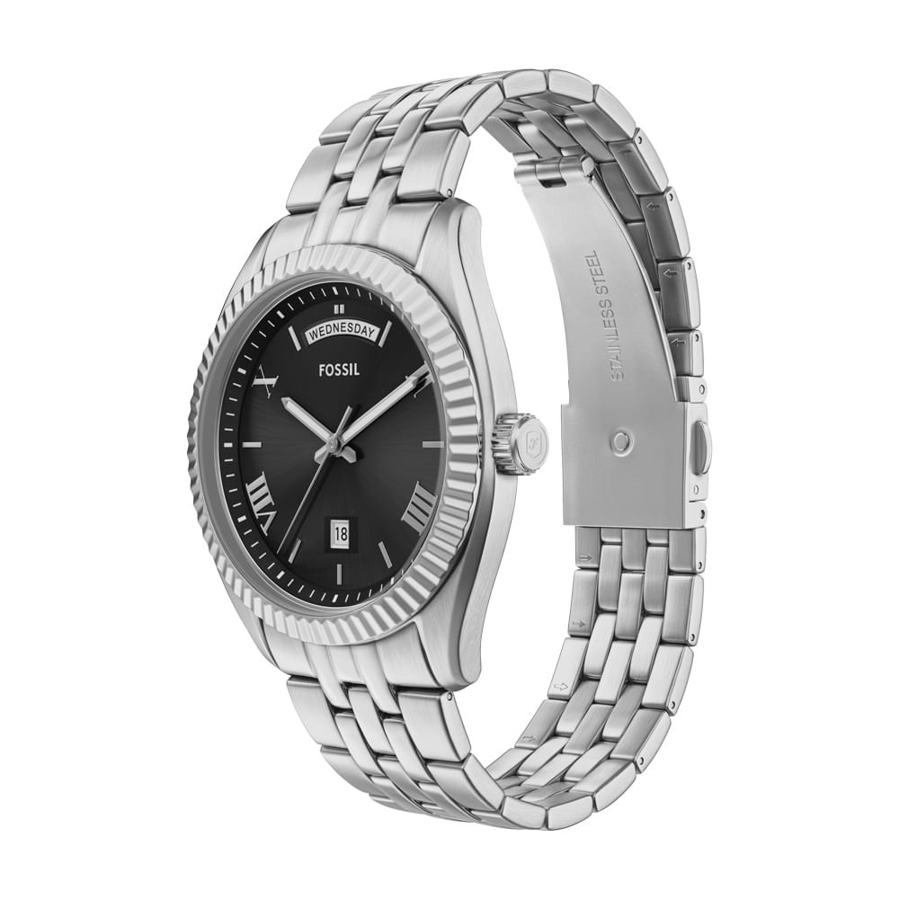 Relógio Fossil Masculino Campbell Prata - FS6139/1PN Prata 4