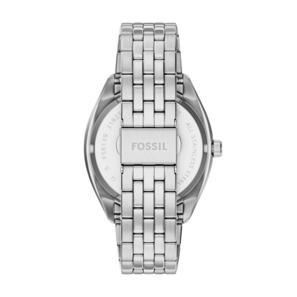 Relógio Fossil Masculino Campbell Prata - FS6139/1PN Prata 7