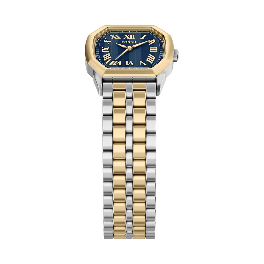 Relógio Fossil Feminino Harlow Bicolor - ES5480/1AN Dourado/Prata 3