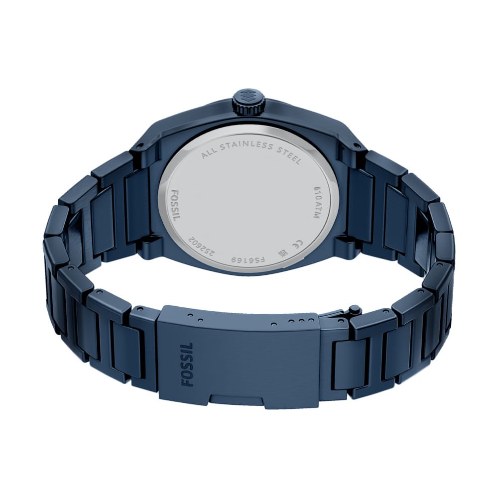 Relógio Fossil Masculino Everett Azul - FS6169/1AN Azul 5