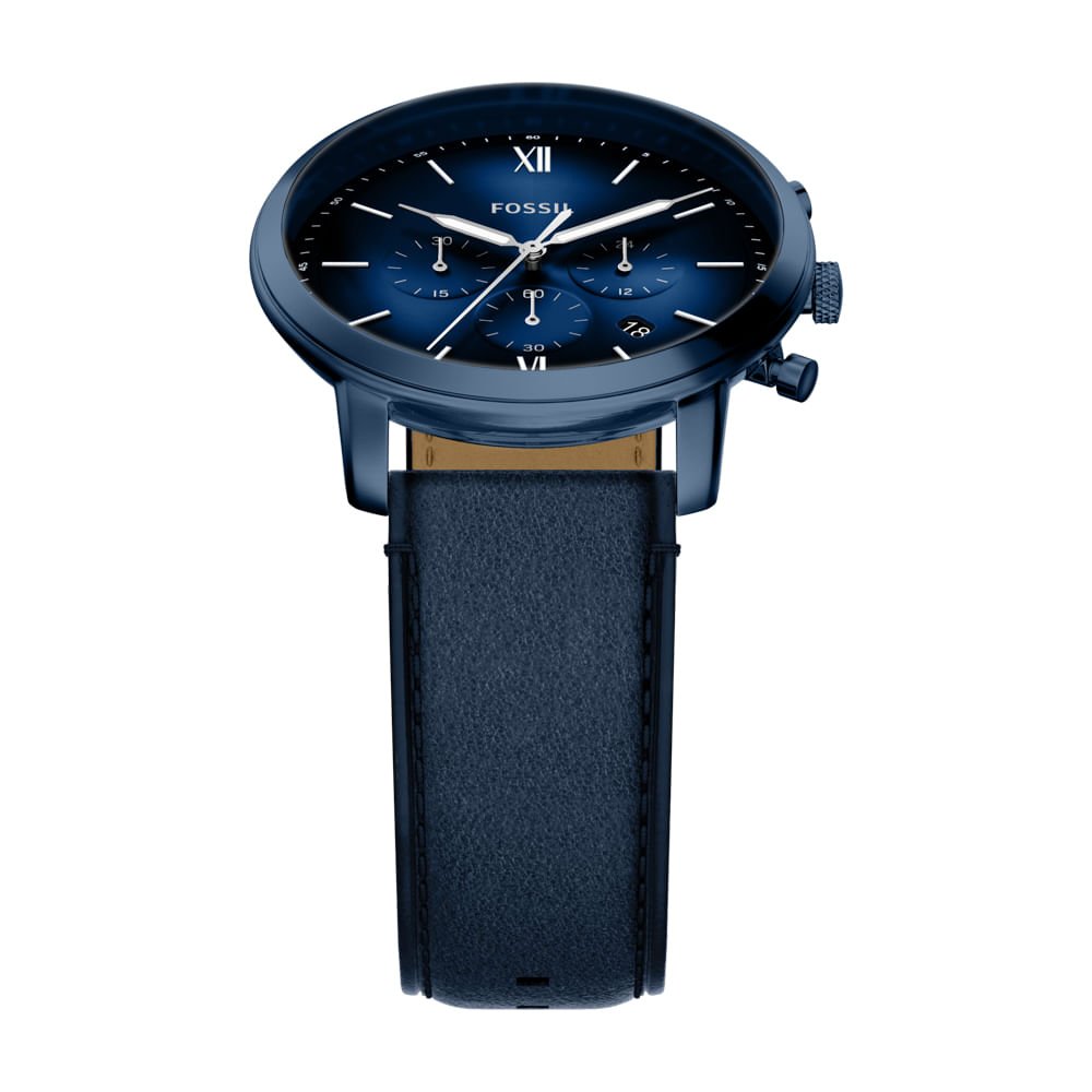 Relógio Fossil Masculino Neutra Azul - FS6168/0AN Azul 3