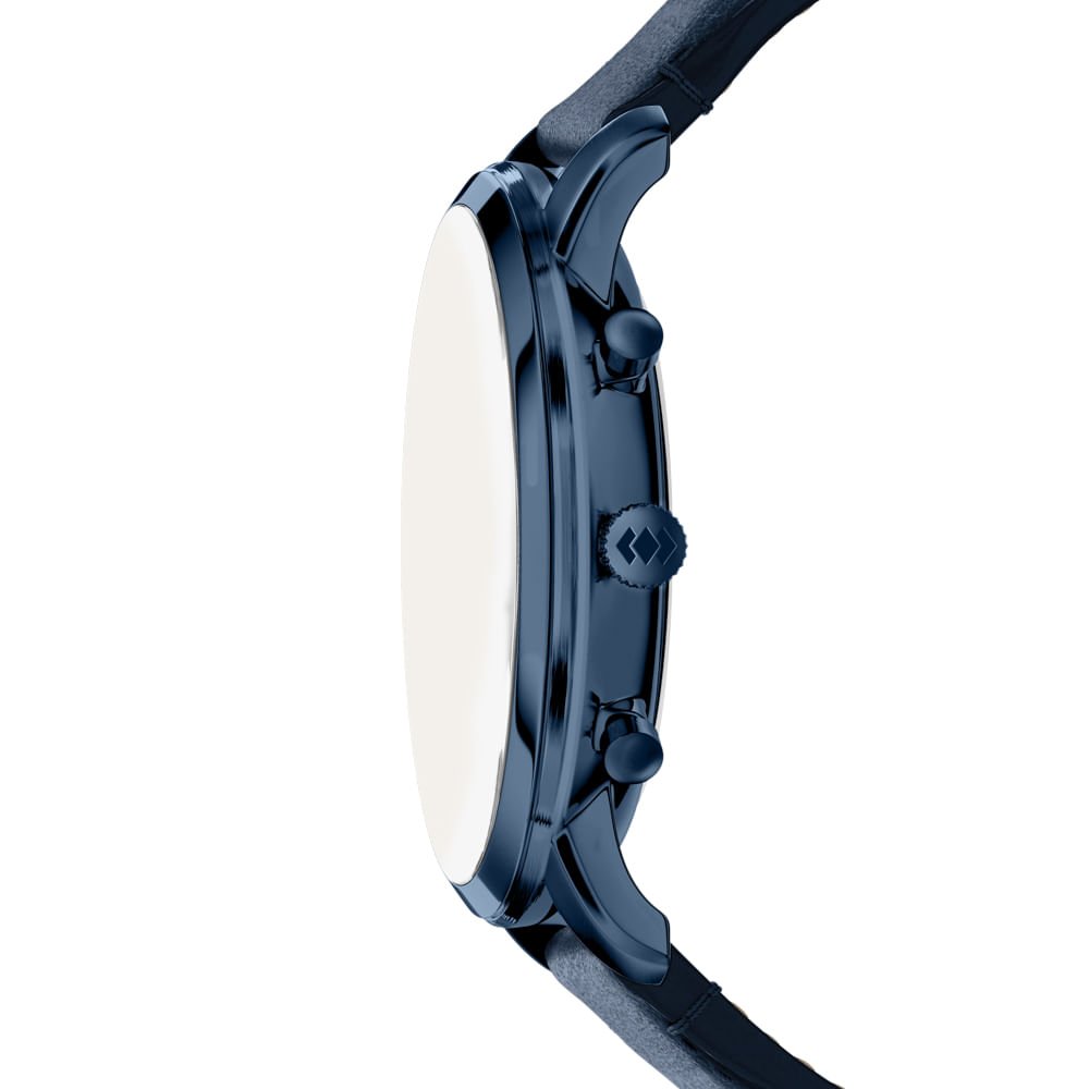 Relógio Fossil Masculino Neutra Azul - FS6168/0AN Azul 5