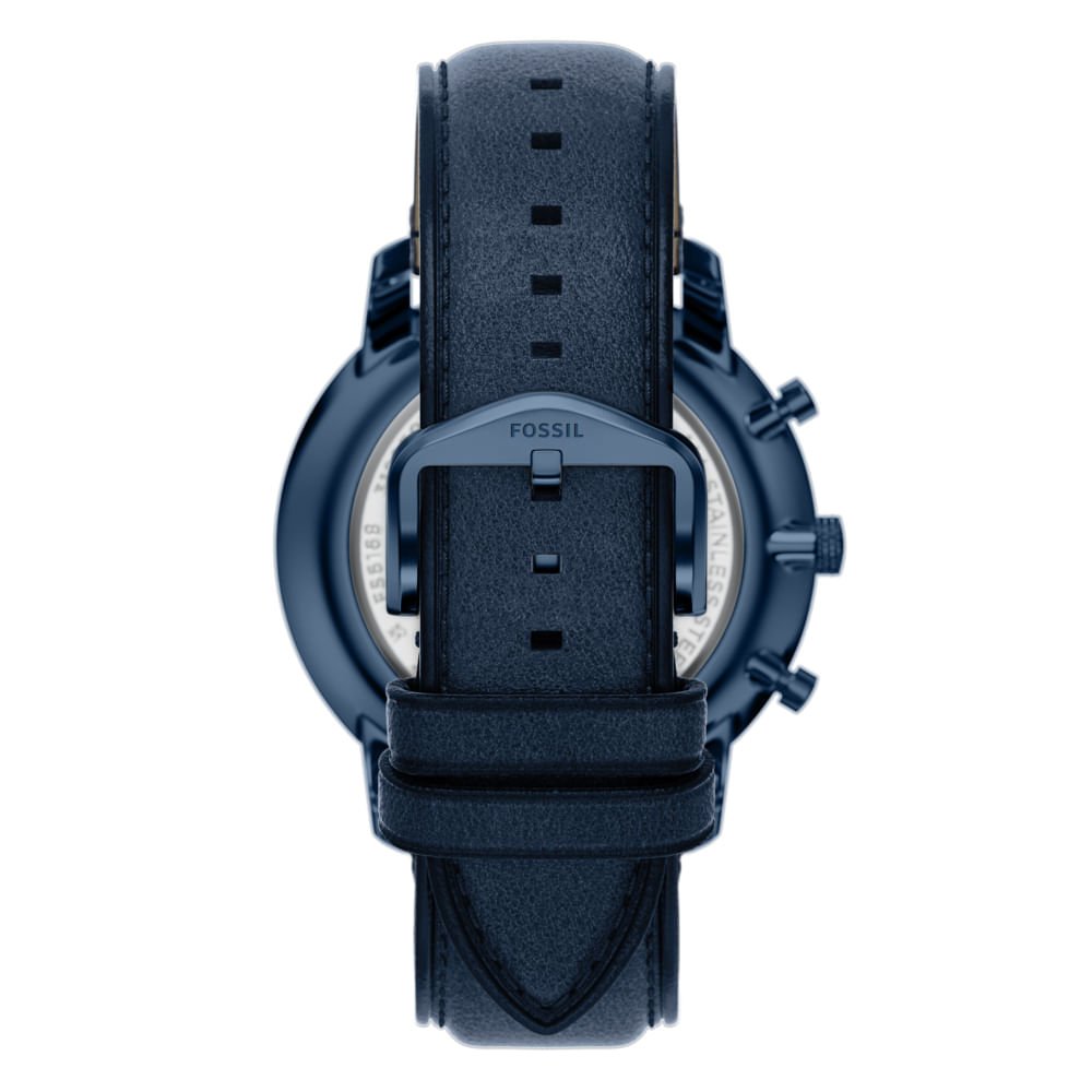 Relógio Fossil Masculino Neutra Azul - FS6168/0AN Azul 7