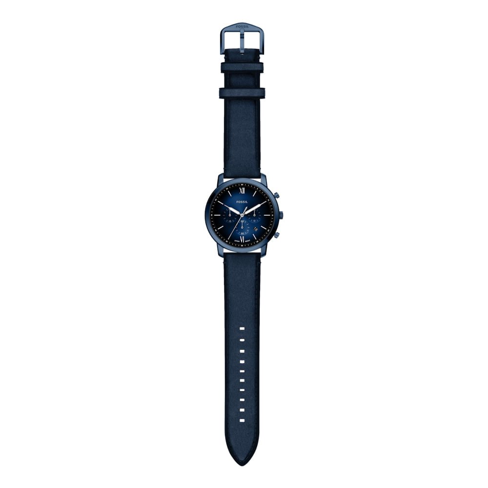 Relógio Fossil Masculino Neutra Azul - FS6168/0AN Azul 8