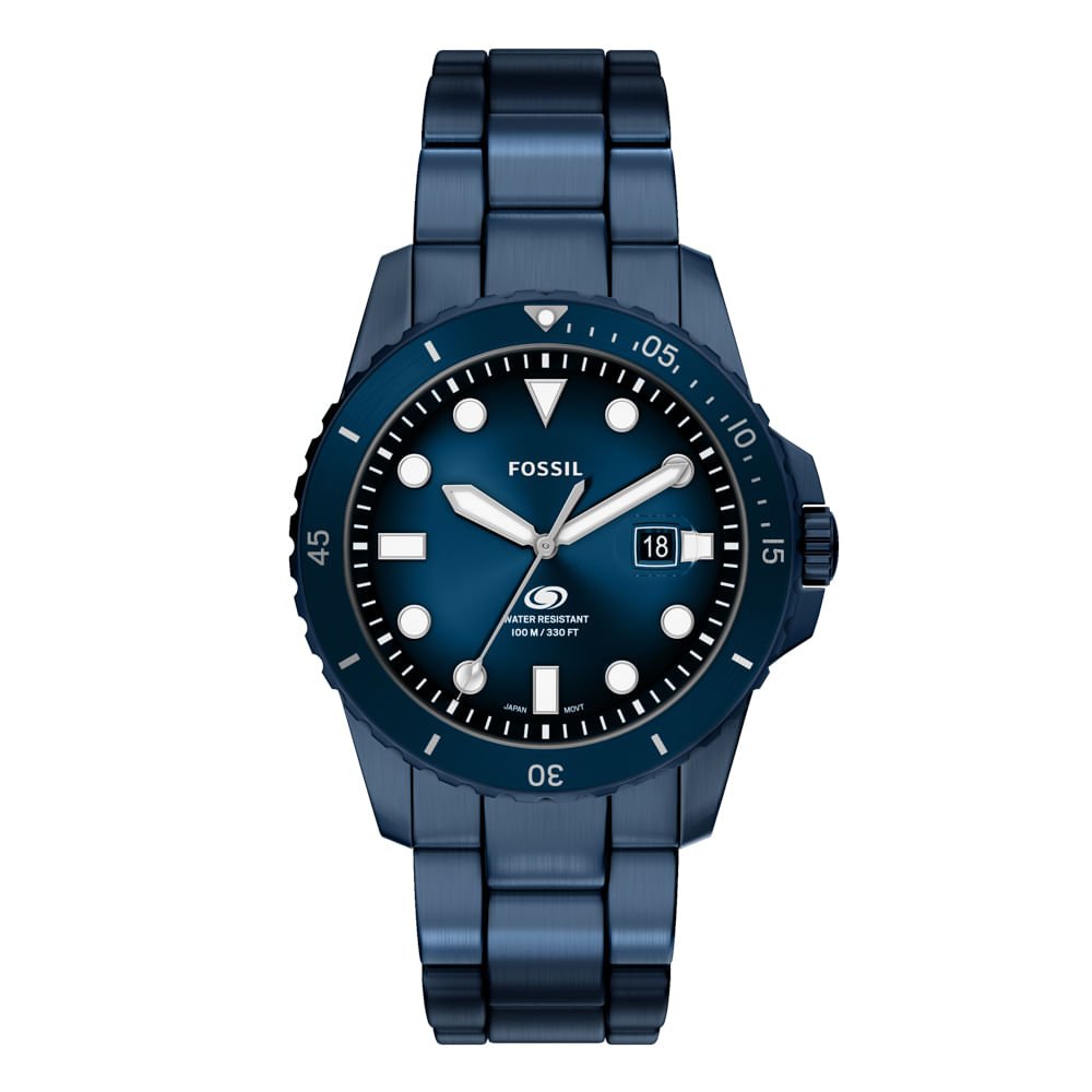 Relógio Fossil Masculino Blue Azul - FS6166/1AN