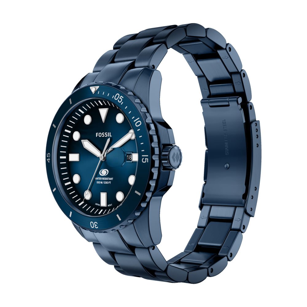 Relógio Fossil Masculino Blue Azul - FS6166/1AN Azul 4