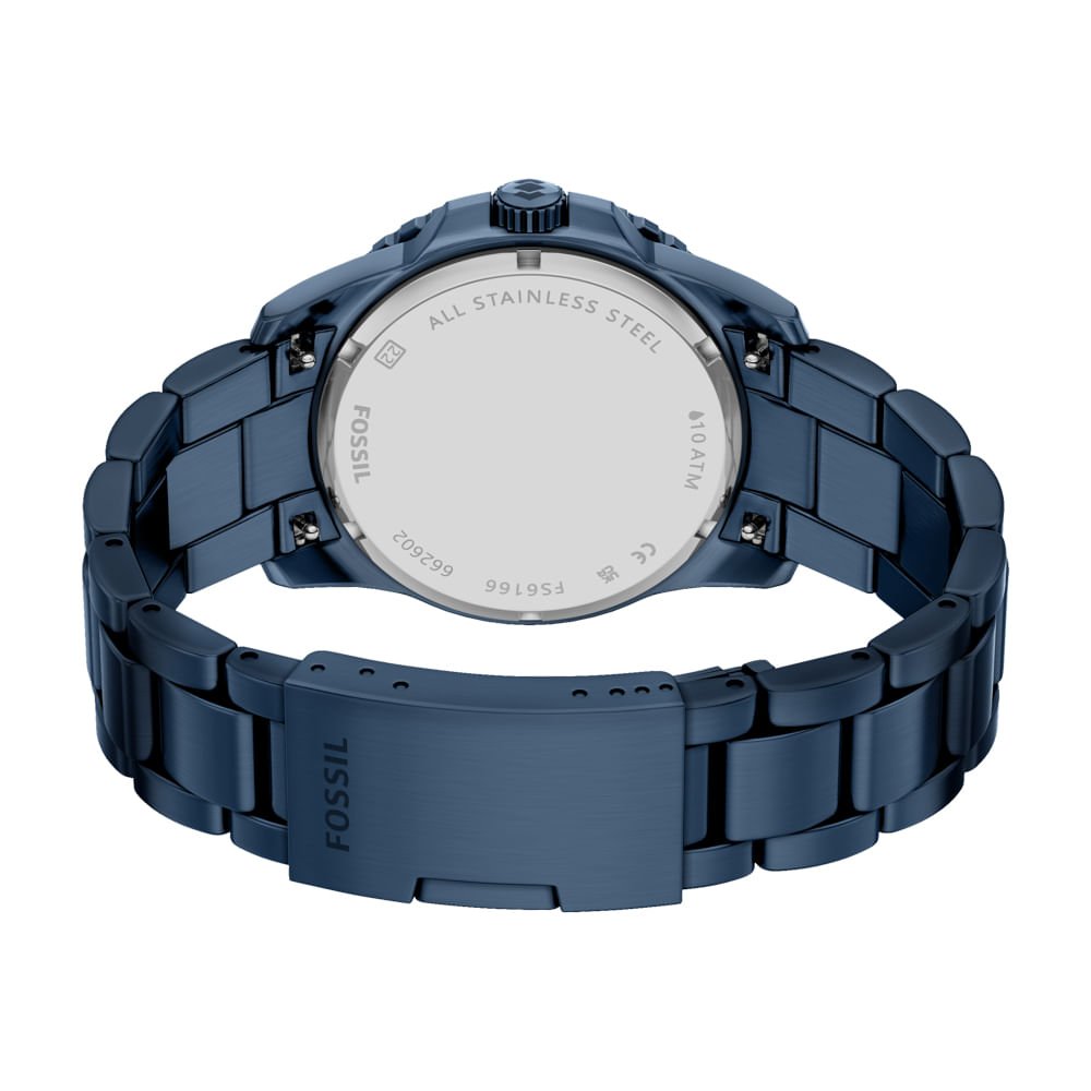 Relógio Fossil Masculino Blue Azul - FS6166/1AN Azul 6