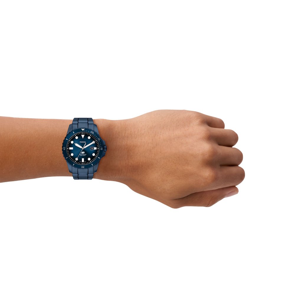Relógio Fossil Masculino Blue Azul - FS6166/1AN Azul 8