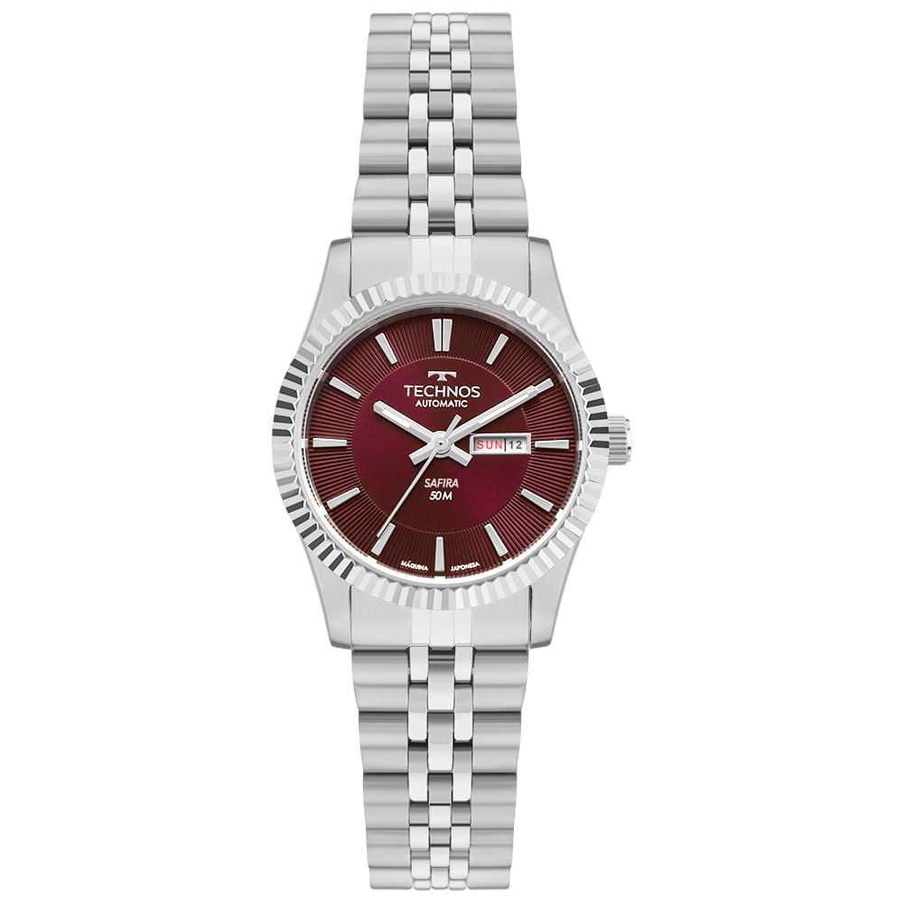 Relógio Technos Feminino Automático Riviera Prata - 6T51AE/1R Prata 3