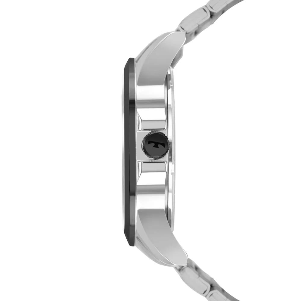Relógio Technos Masculino Racer Bicolor - 2115UDE/1A Prata 2