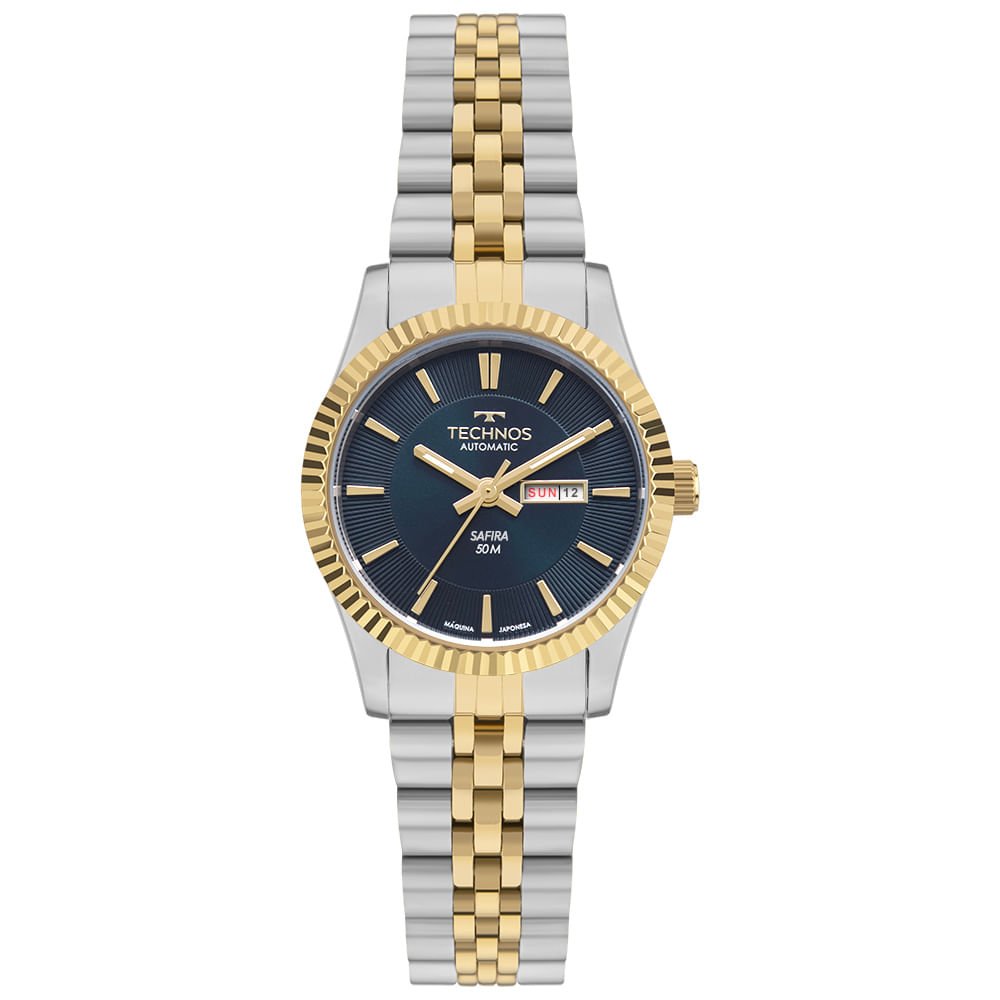 Relógio Technos Feminino Automático Riviera Bicolor - 6T51AF/1A