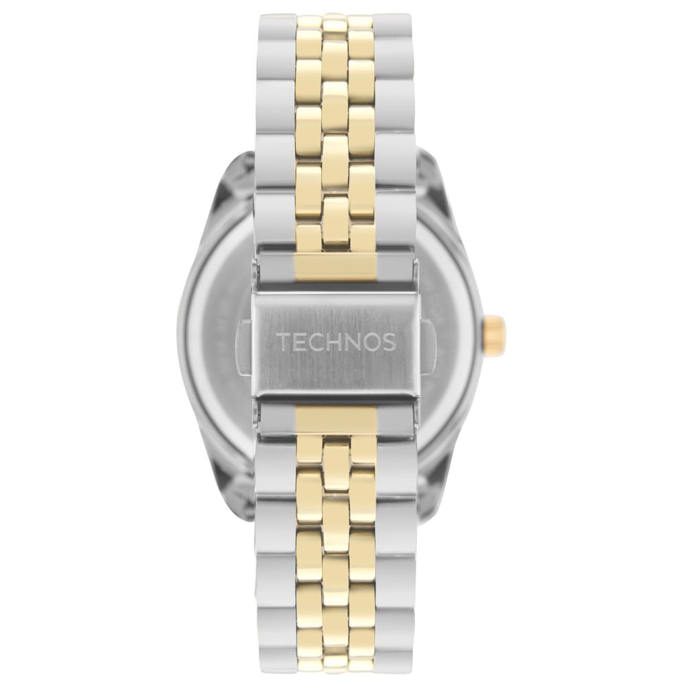 Relógio Technos Feminino Automático Riviera Bicolor - 6T51AF/1A Dourado/Prata 3