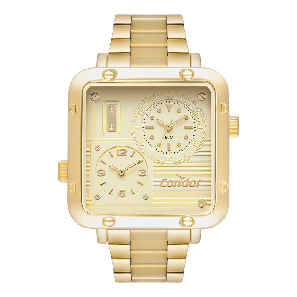 Relogio Condor Masculino Civic Dourado - CO20362MAQAB/4D Dourado 2