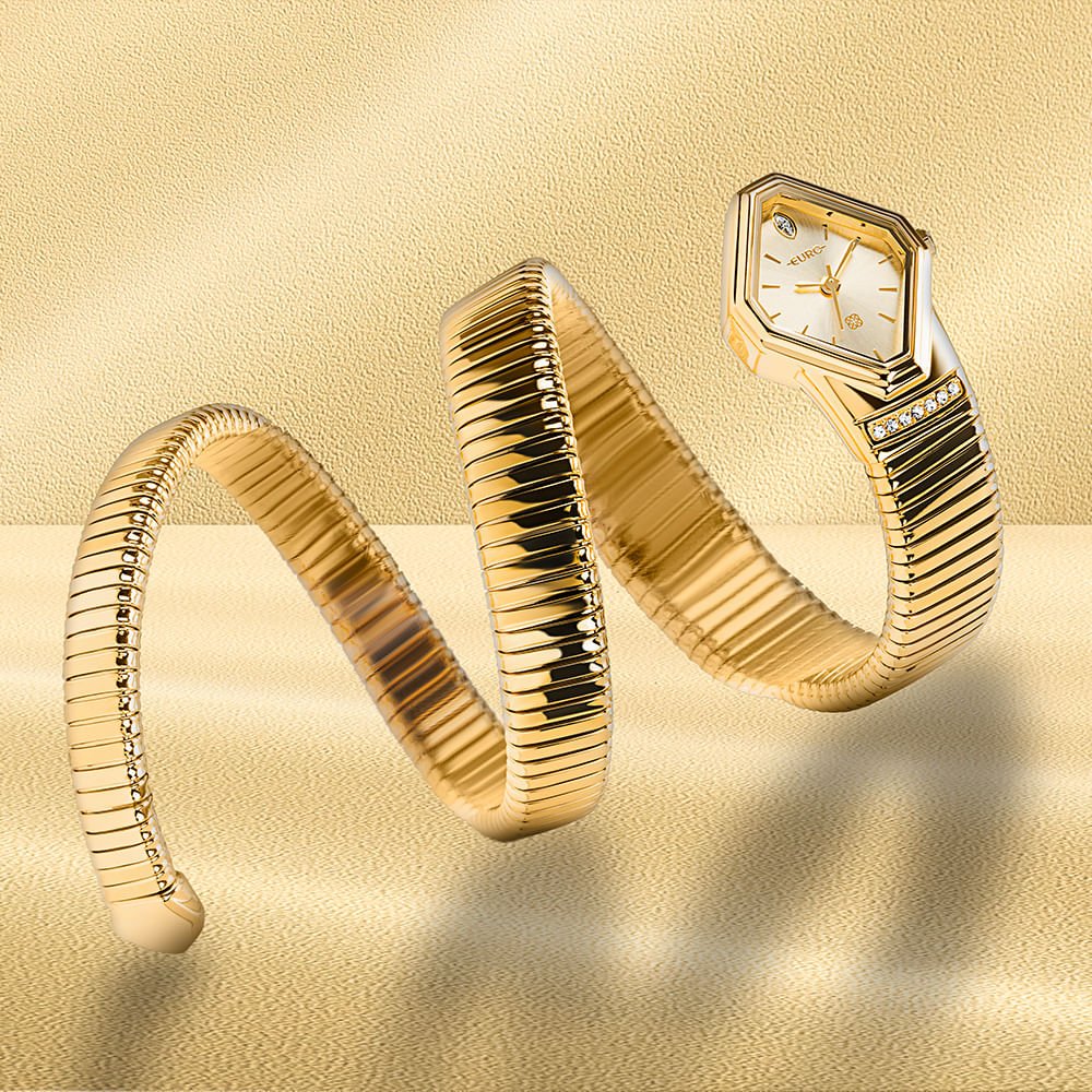Relógio Euro Feminino Serpentes Dourado - EU2035ZDM/5D Dourado 4