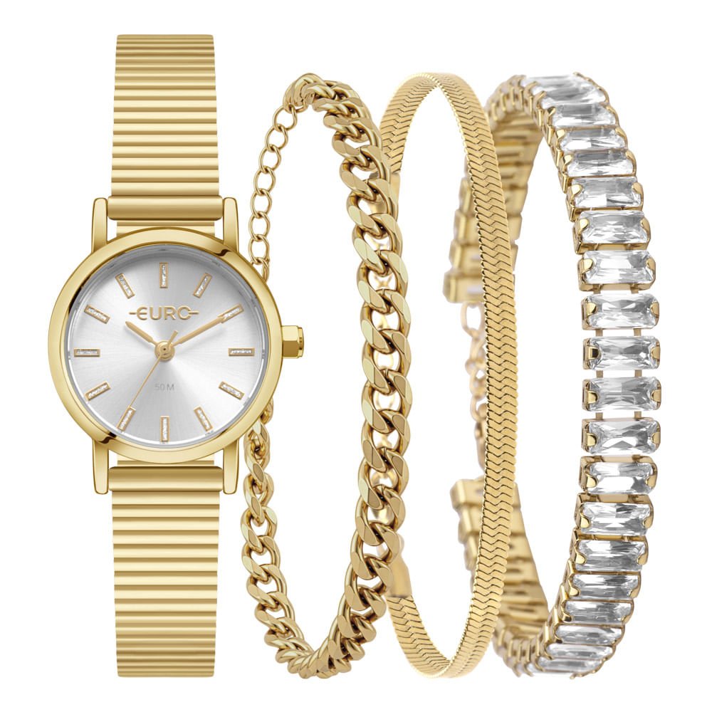 Kit Euro Feminino Mix Dourado - EU2035YZQ/K4K