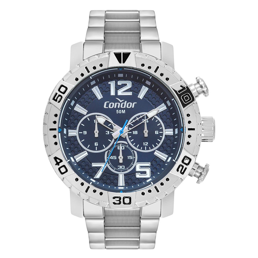 Relogio Condor Masculino Civic Prata - COVD34AZ/4A