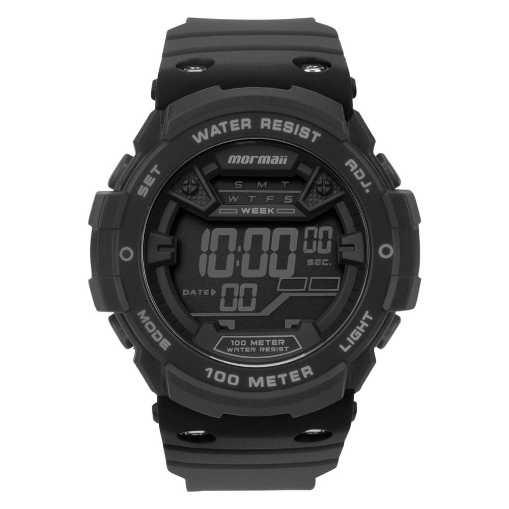Relógio Mormaii Masculino Wave Preto - MO03500/8P