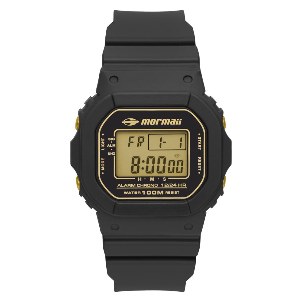 Relógio Mormaii Masculino Wave Preto - MO0300JF/8D