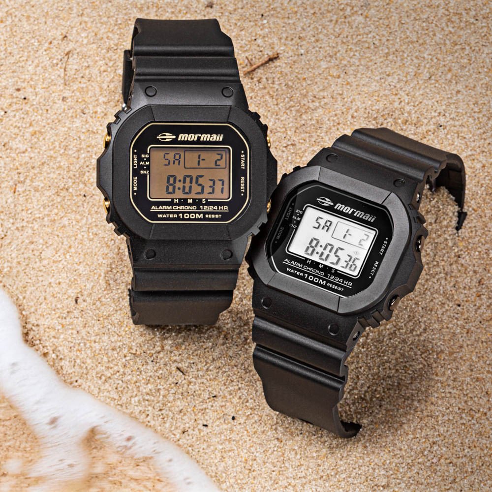 Relógio Mormaii Masculino Wave Preto - MO0300JF/8D Preto 4
