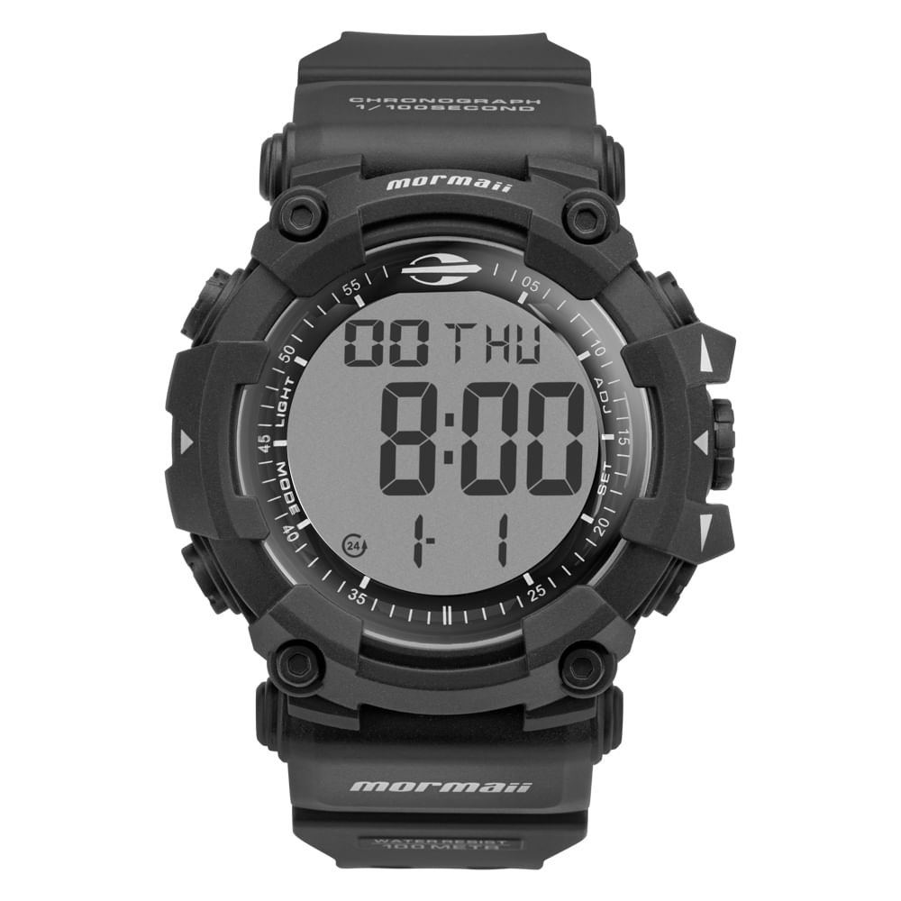 Relógio Mormaii Masculino Wave Preto - MO0570G/8C