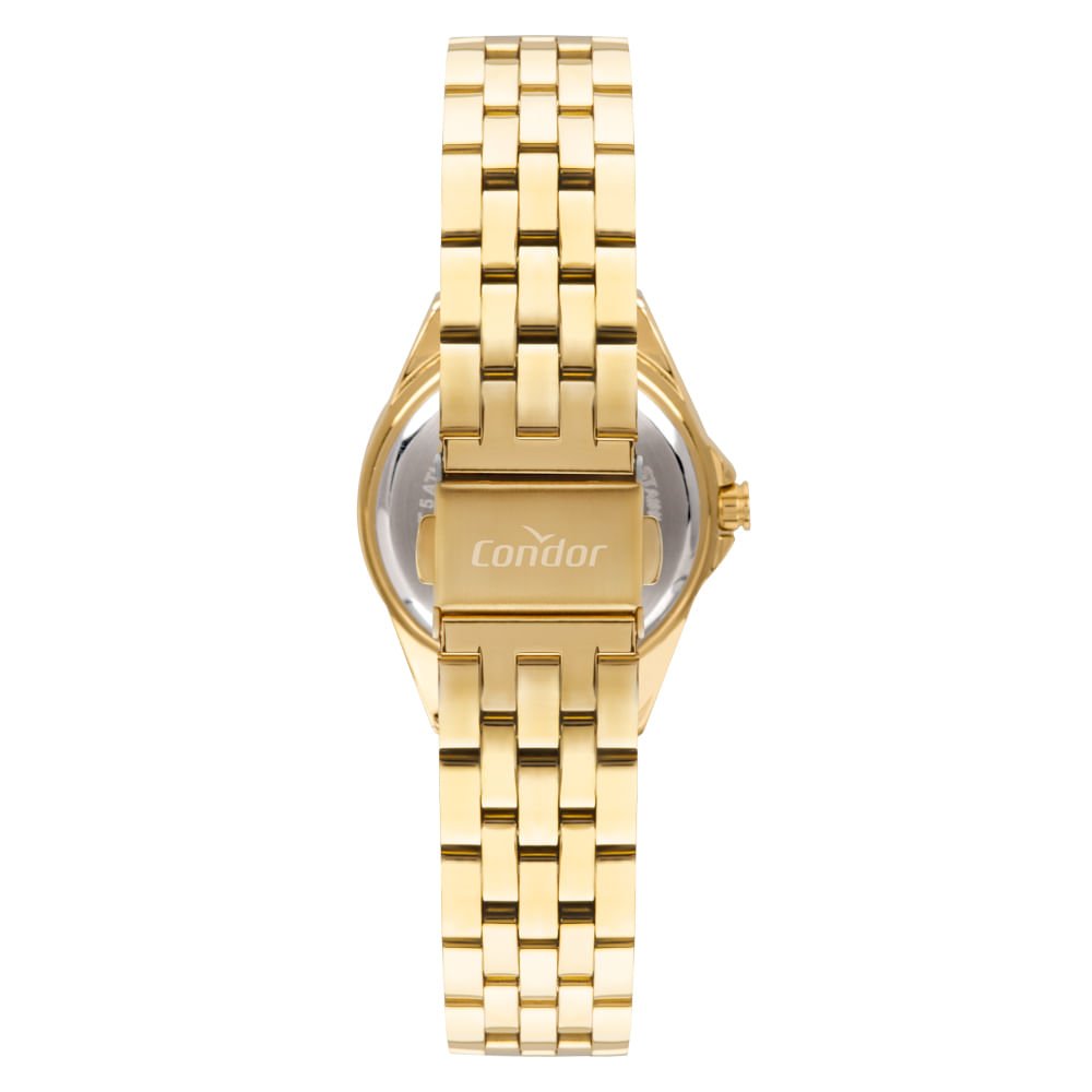 Kit Relógio Condor Feminino Dia A Dia Dourado - CO2035ODG/K4K Dourado 4