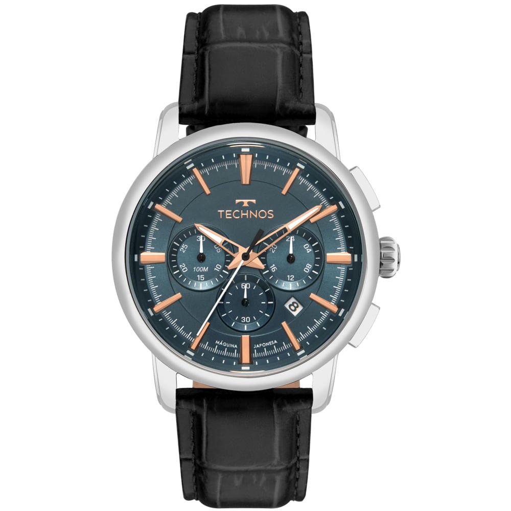 Relógio Technos Masculino Grandtech Prata - JS25BDN/0A