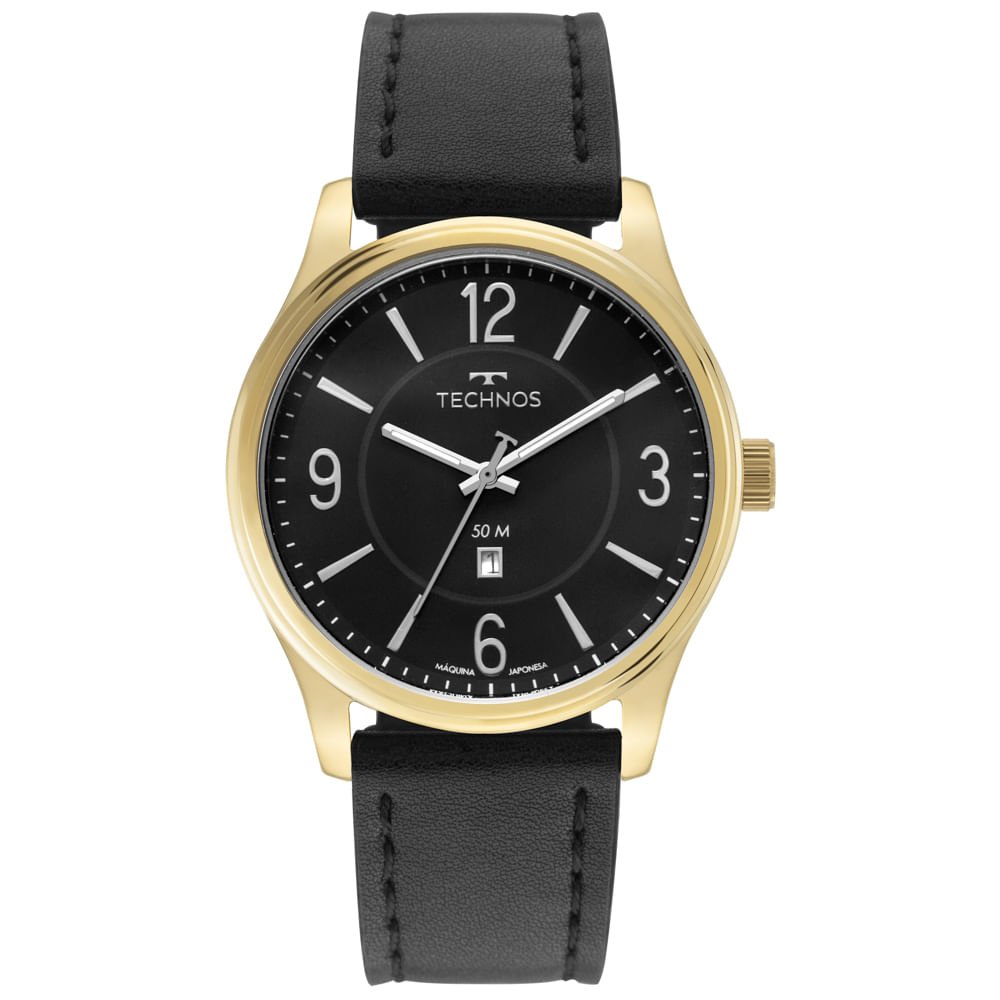 Relógio Technos Masculino Steel Dourado - 2015CFH/0P