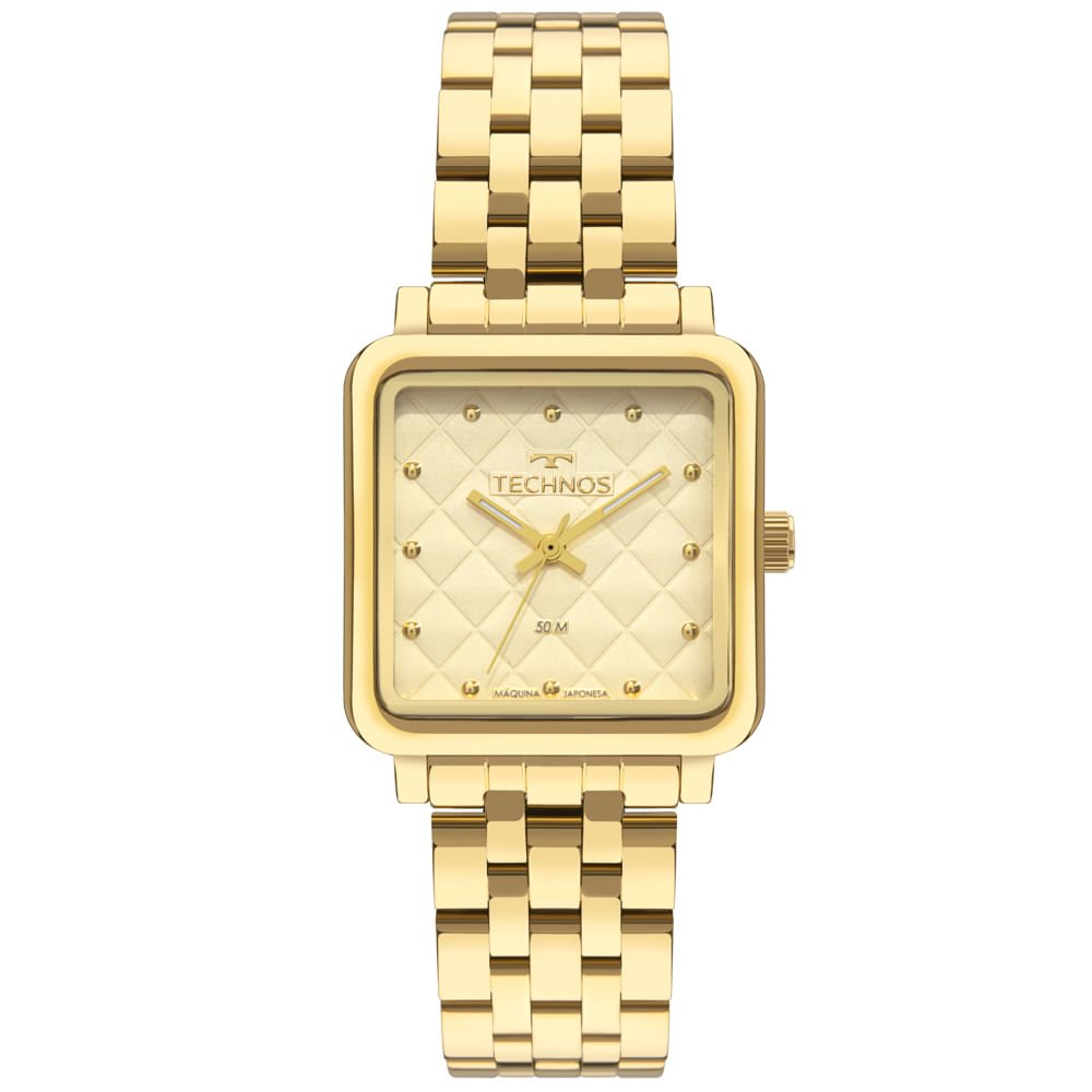 Relógio Technos Feminino Brilho Dourado - 2035NFX/1X