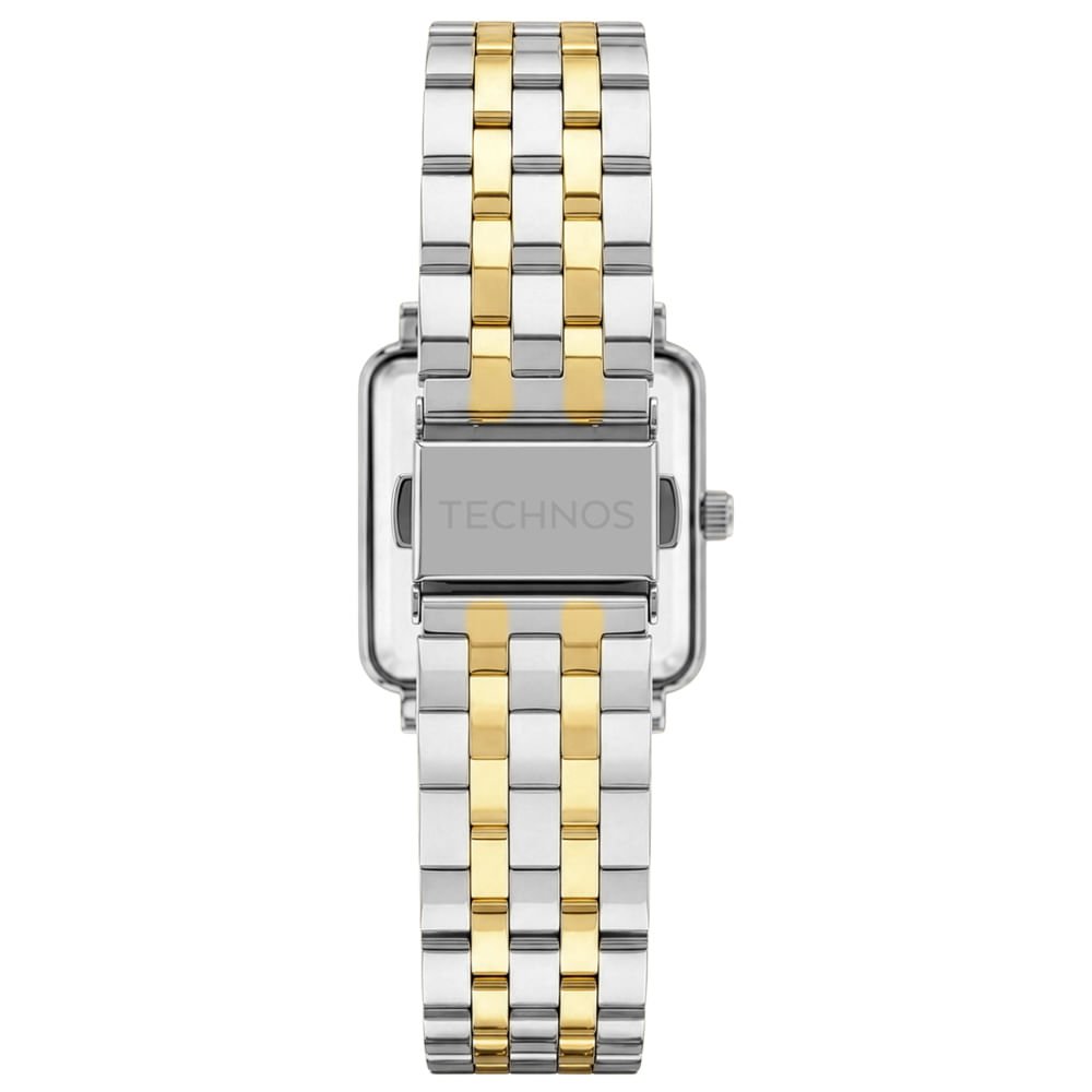 Relógio Technos Feminino Brilho Bicolor - 2035NFY/1K Dourado 3