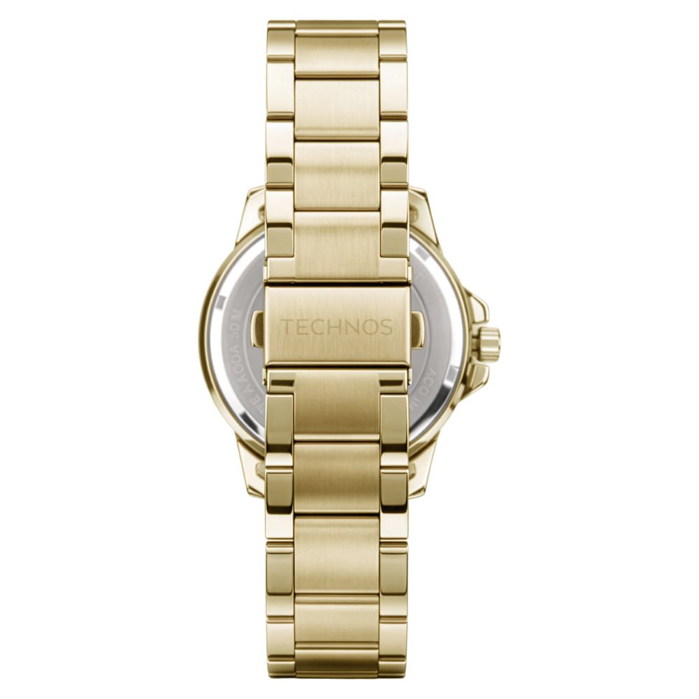Relógio Technos Masculino Racer Premium Bicolor - 6P29AMS/1P Dourado 3