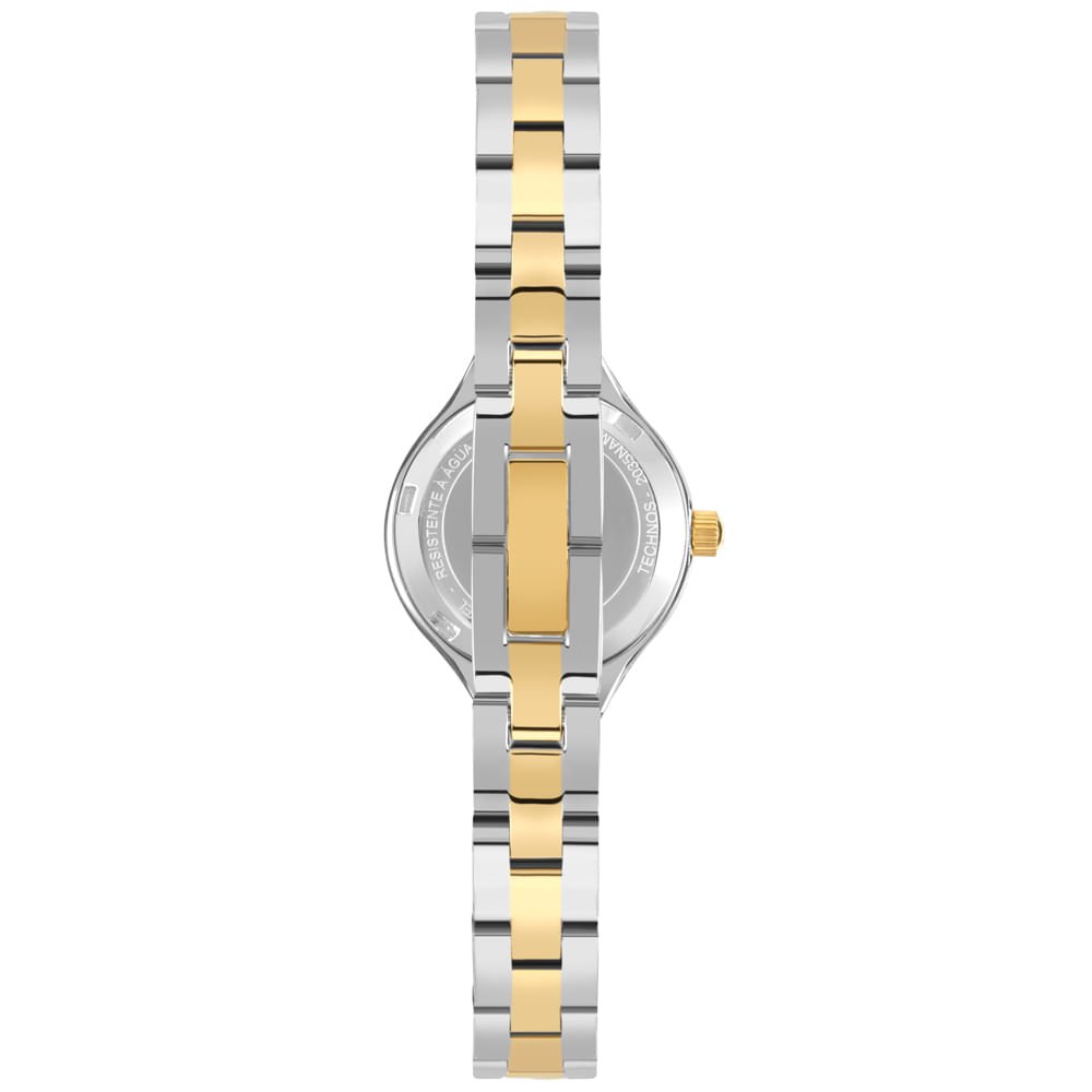 Relógio Technos Feminino Mini Bicolor - 2035NFA/1K Prata 3