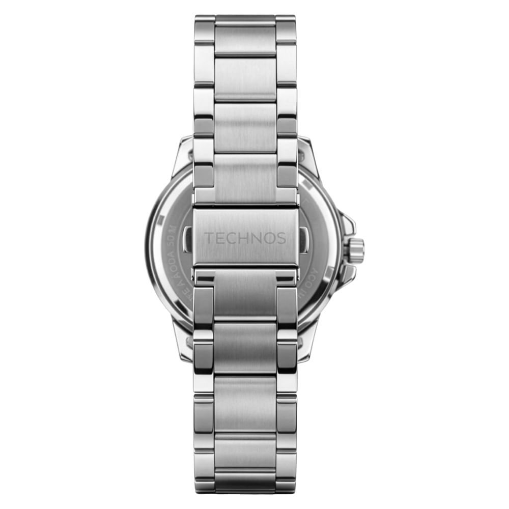 Relógio Technos Masculino Racer Premium Bicolor - 2315LBR/1A Prata 2