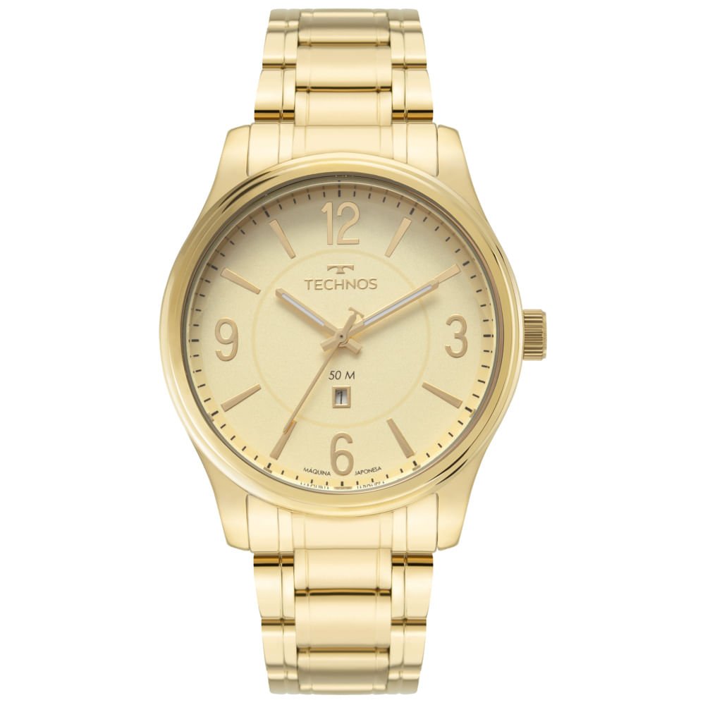 Relógio Technos Masculino Steel Dourado - 2015CEI/1X