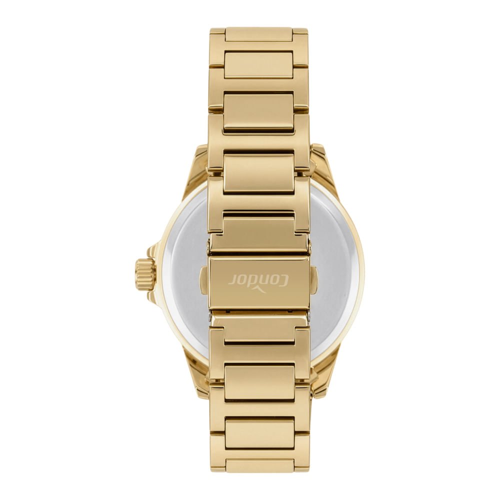 Kit Relógio Condor Masculino Dia A Dia Dourado - CO2115NDT/K4D Dourado 3