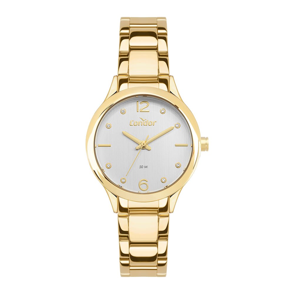 Kit Relógio Condor Feminino Dia A Dia Dourado - CO2035NZR/K4K Dourado 2