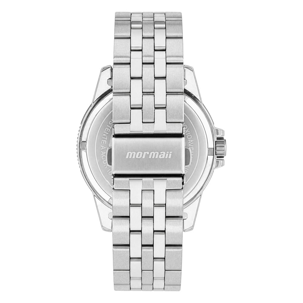 Relógio Mormaii Masculino Steel Basic Prata - MO2317AR/1A Prata 3