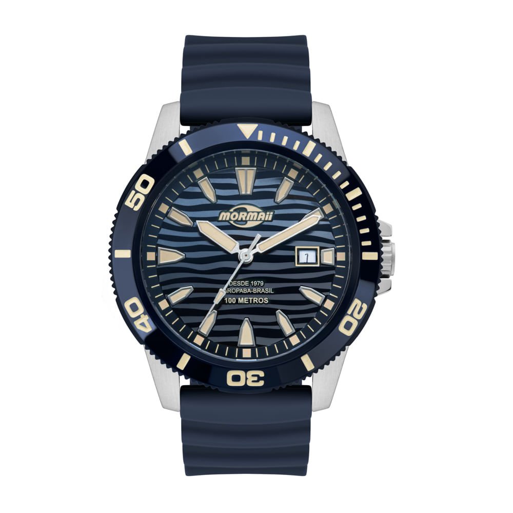 Relógio Mormaii Masculino Steel Basic Prata - MO2317AS/2A