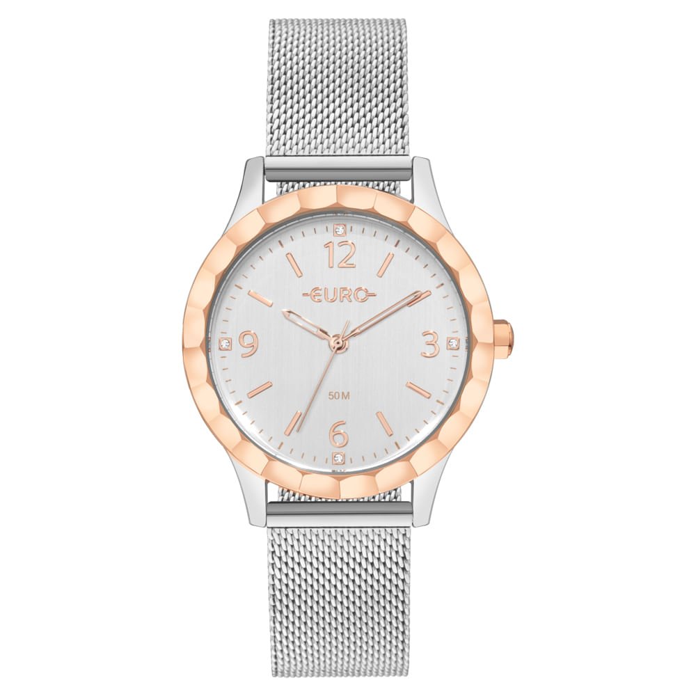 Relógio Euro Feminino Glitz Bicolor - EU2036YVV/4W